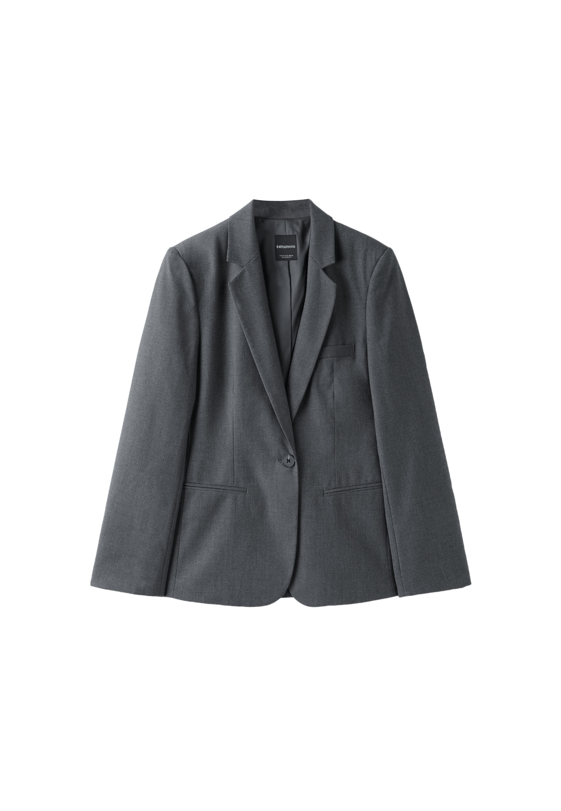 Button blazer — Dark grey