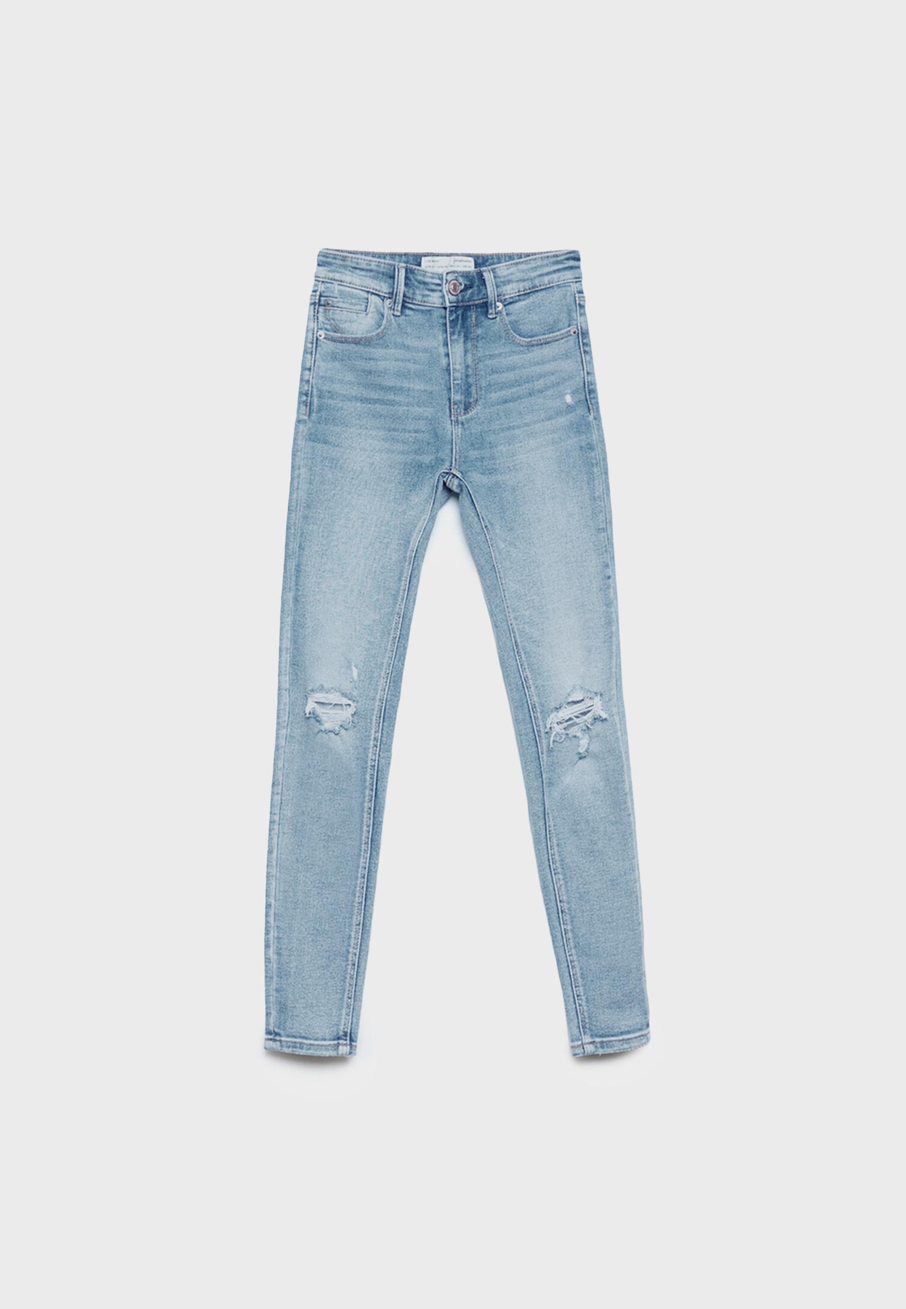 1420 low-waist skinny jeans — LIGHT BLEACH