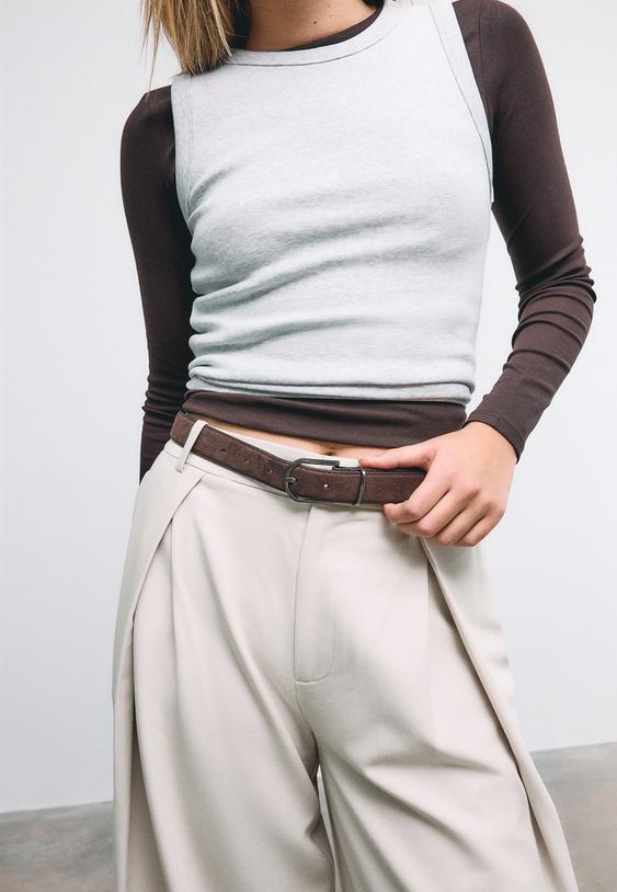 pantalon maxi pinza cinturon