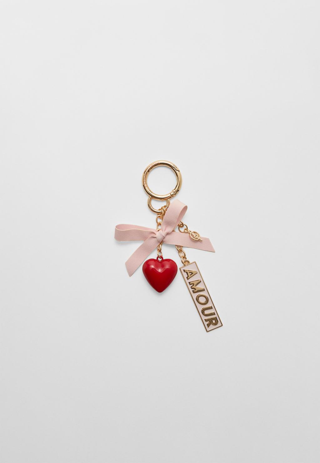 Heart amour keyring