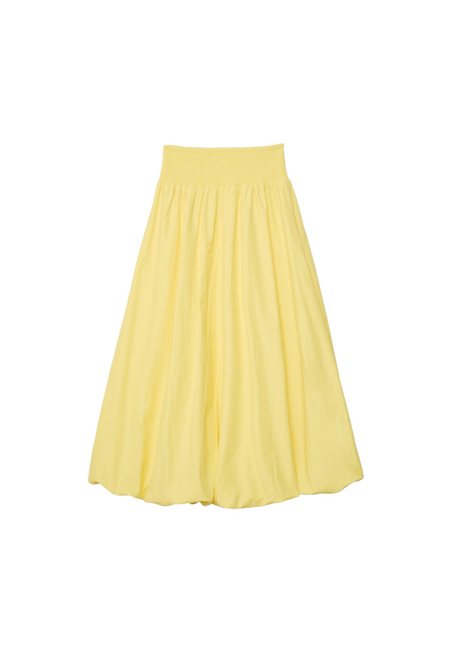 Uzun balon poplin etek - Görsel 9