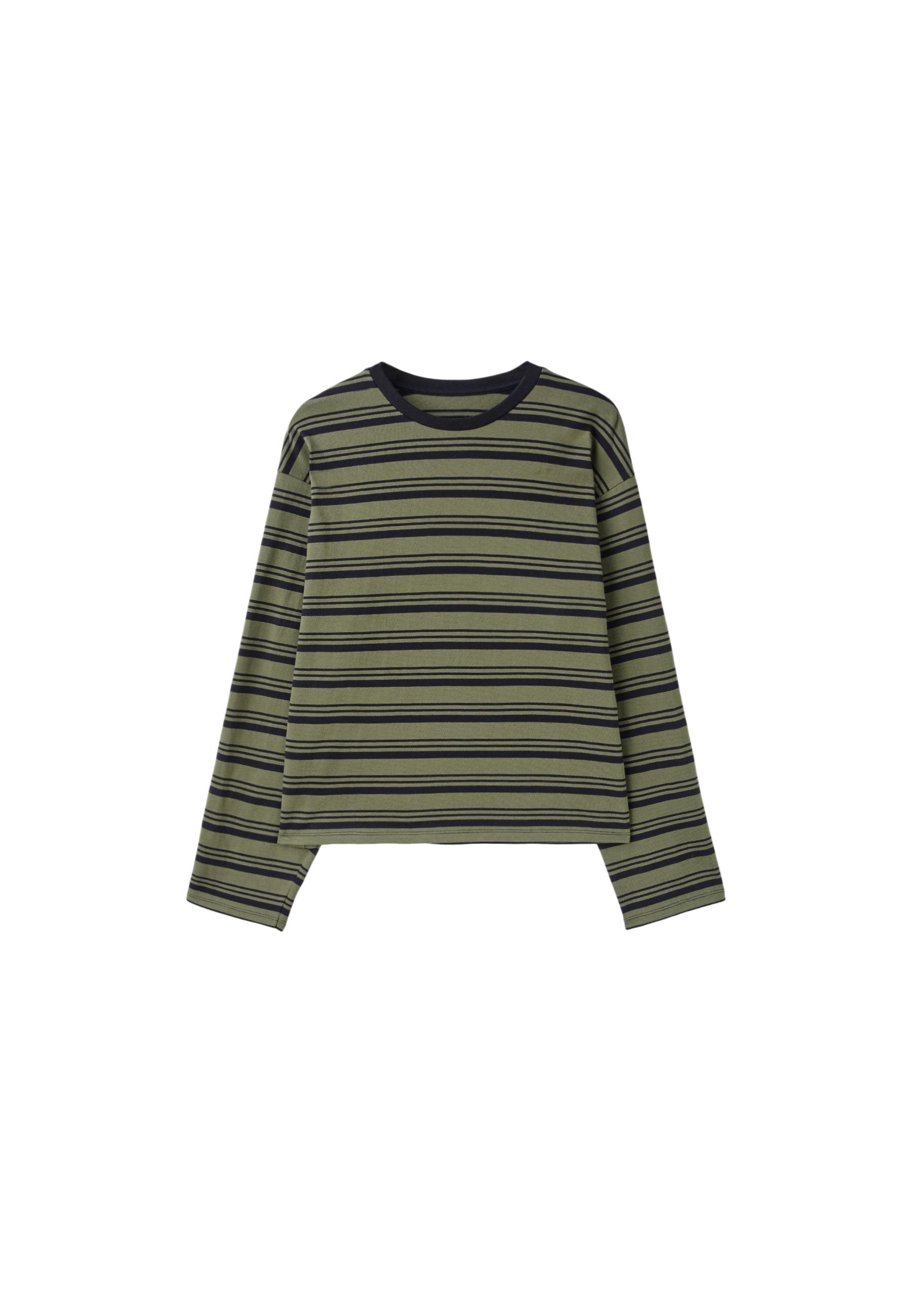 Stradivarius Çizgili uzun kollu t-shirt