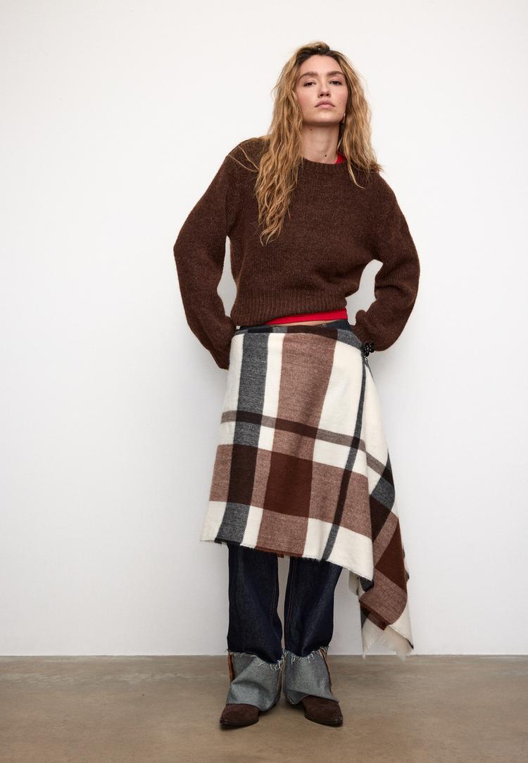 yumusak dokulu triko kazak