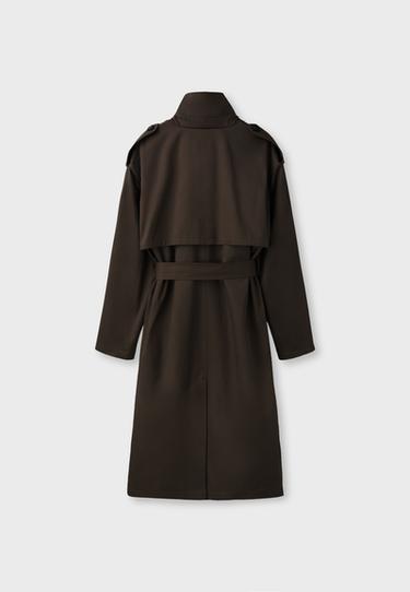 Long basic trench coat — Brown 8