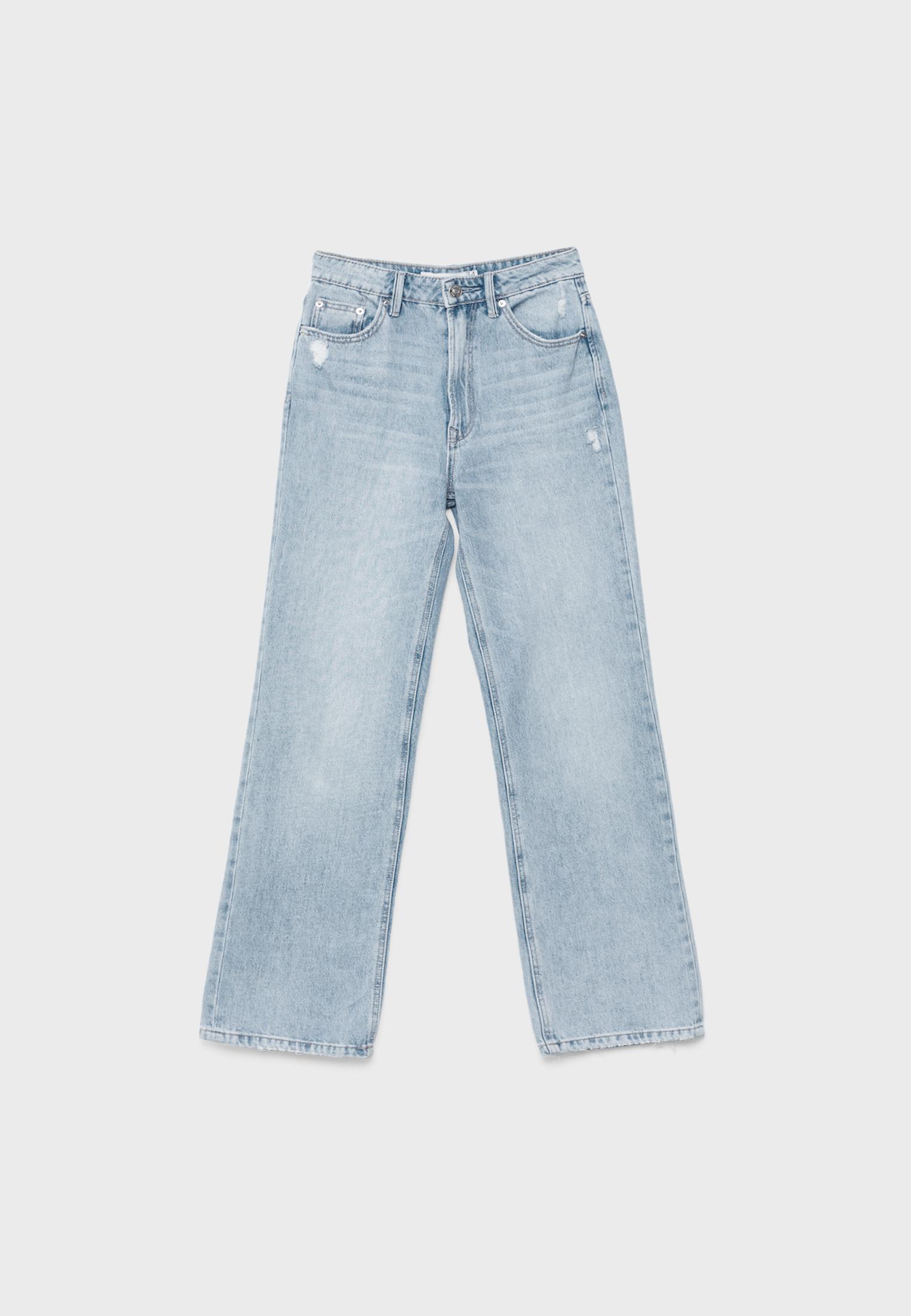 D92 straight fit geniş paça jean - Görsel 31