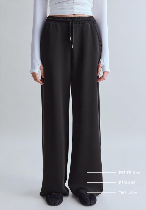 calcas jogger palazzo toque suave