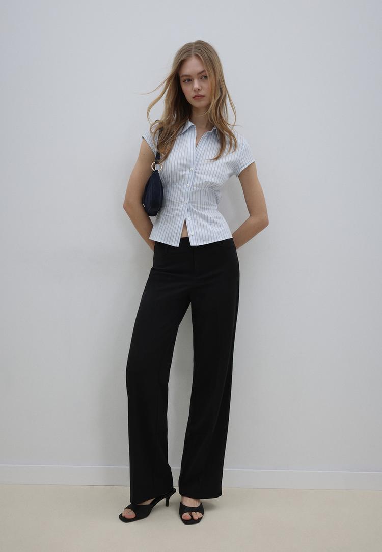 pantalon vestir recto slim