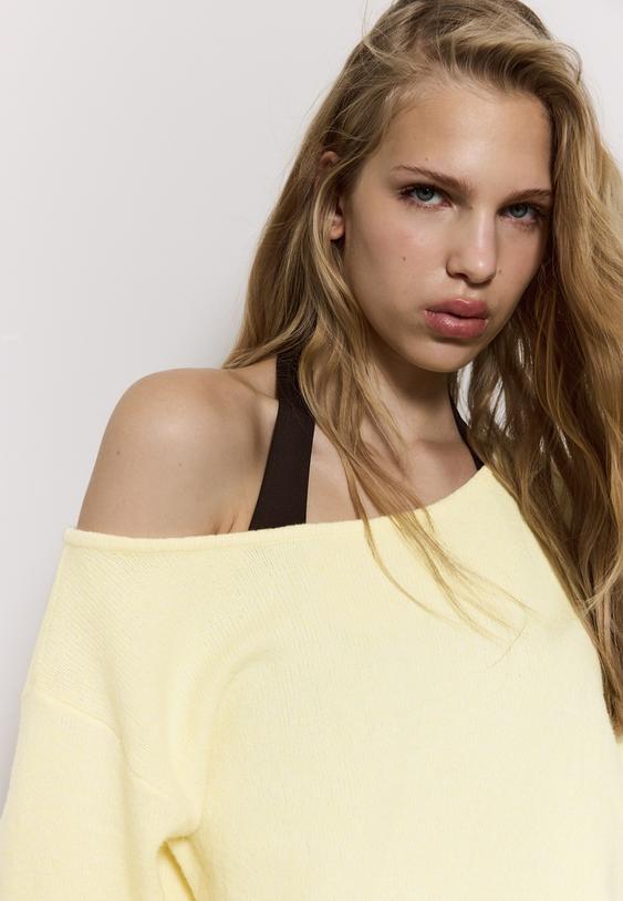 Asimetrični Pleteni Pulover