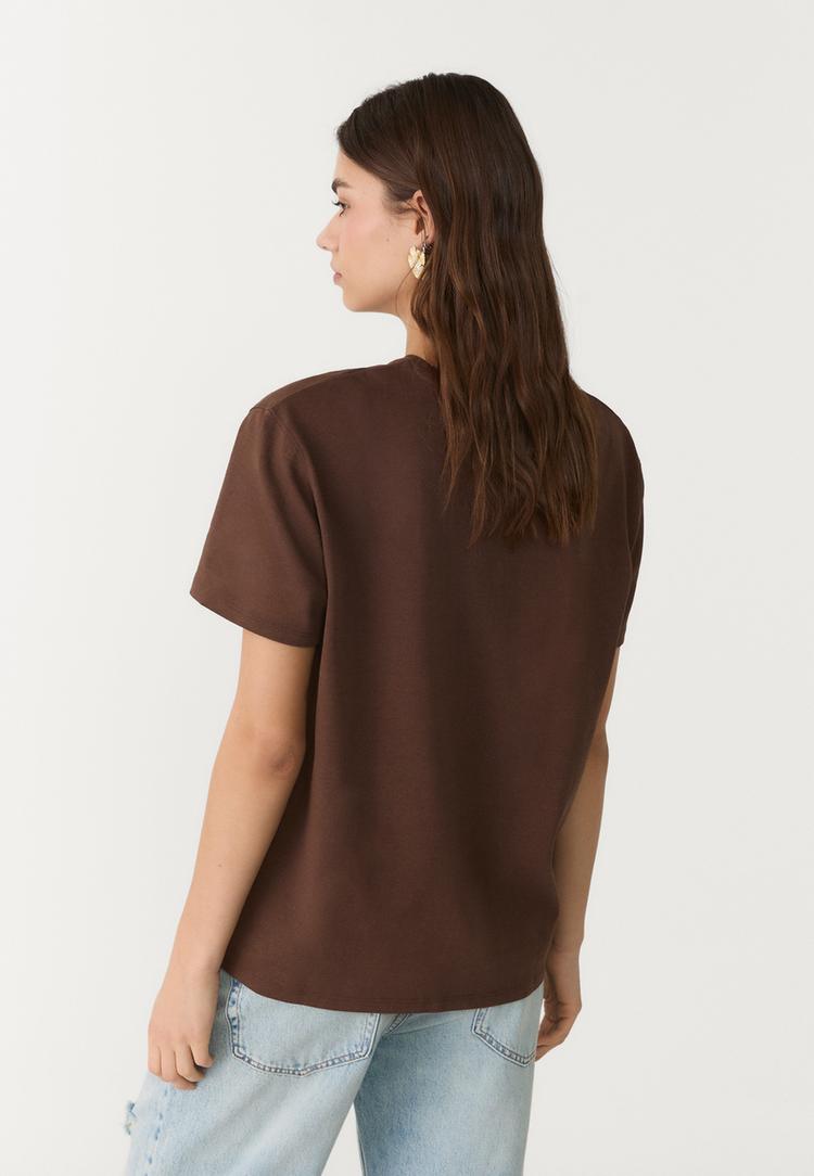 camiseta basica boxy heavy weight