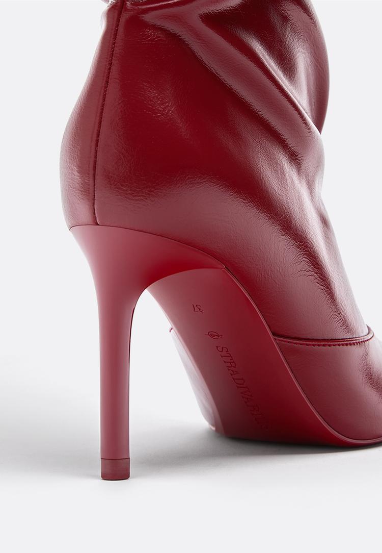 botas altas tacon slouchy
