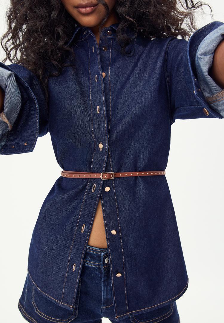 camisa tejana cinturon
