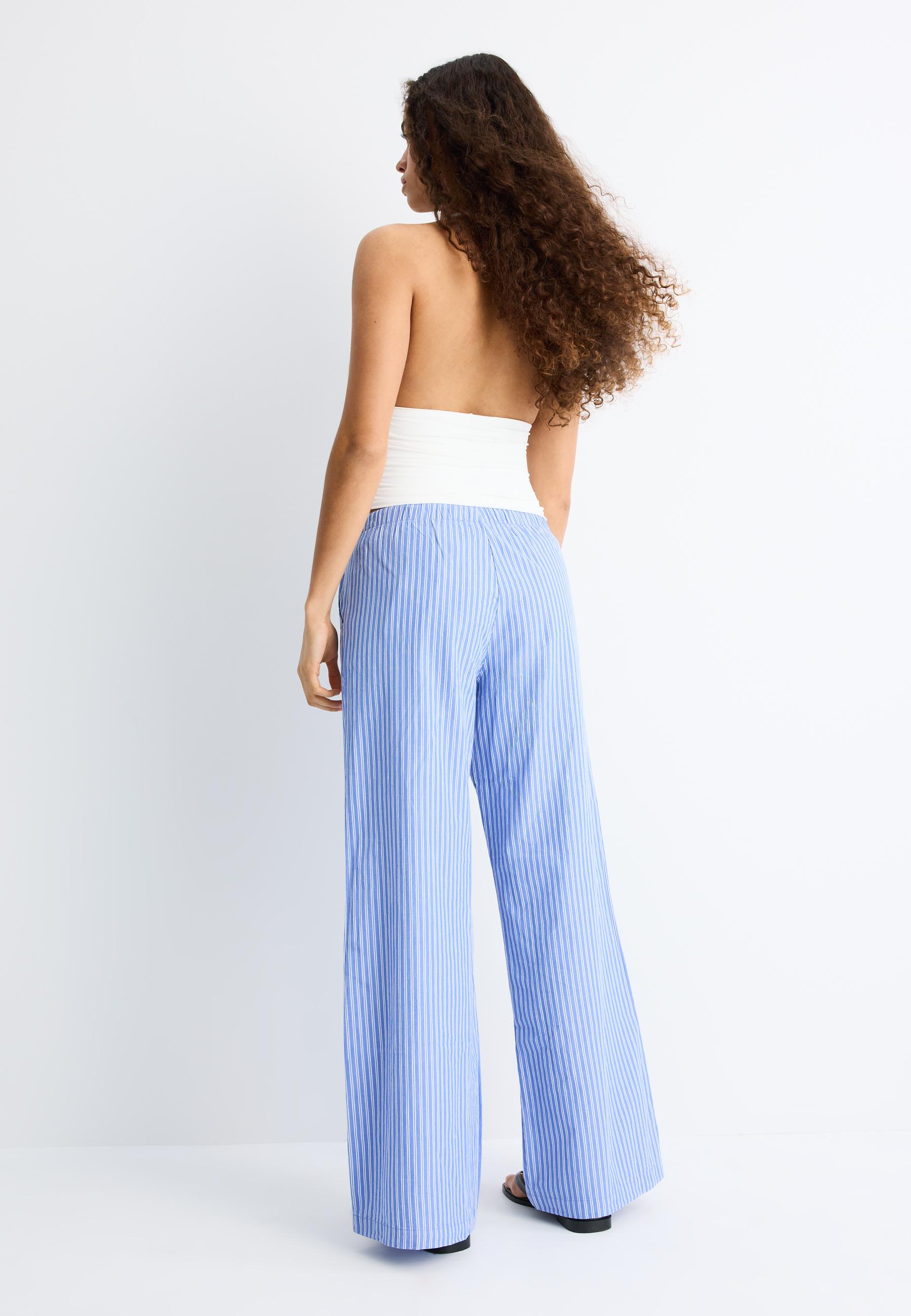 İşlemeli pijama pantolon - Görsel 9