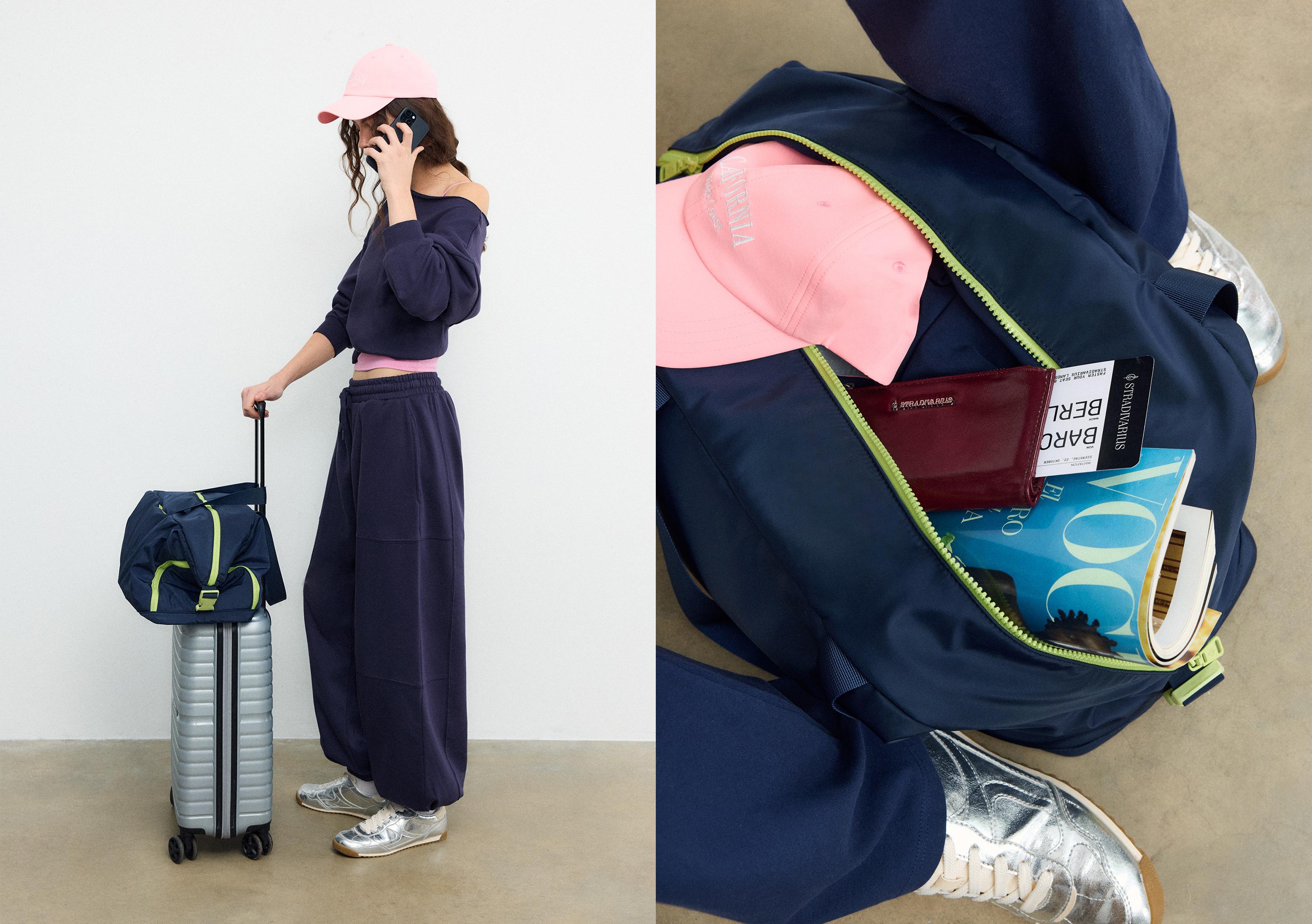 Contrast bag — Blue