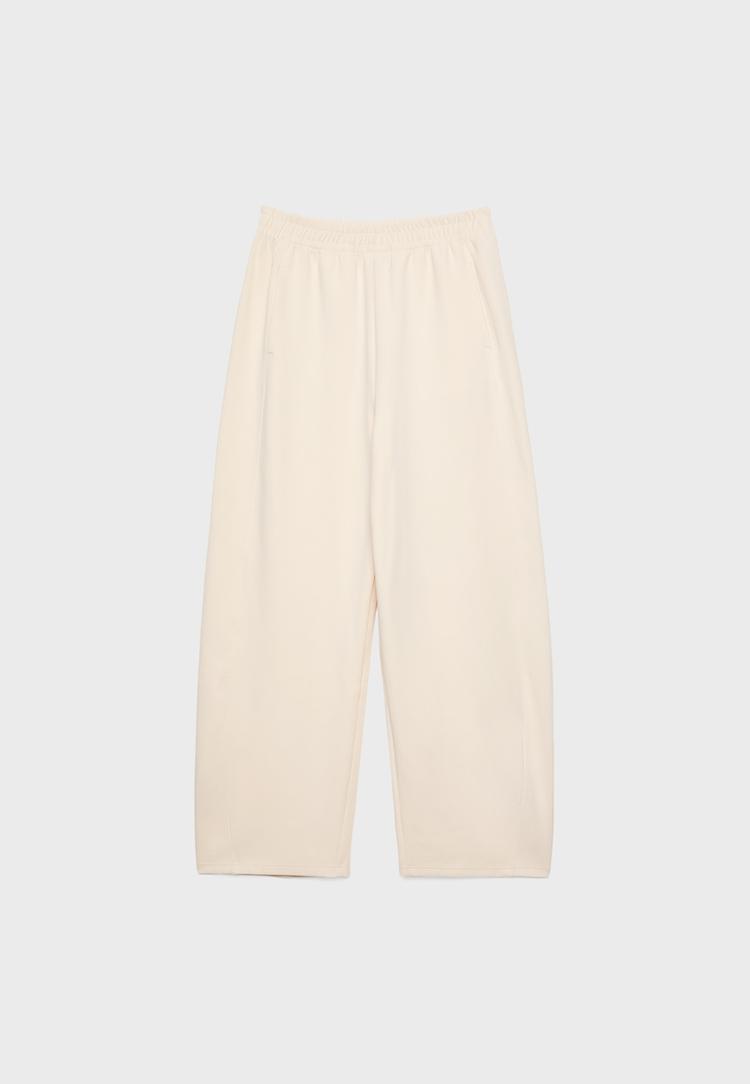 Pamuklu barrel fit pantolon_5