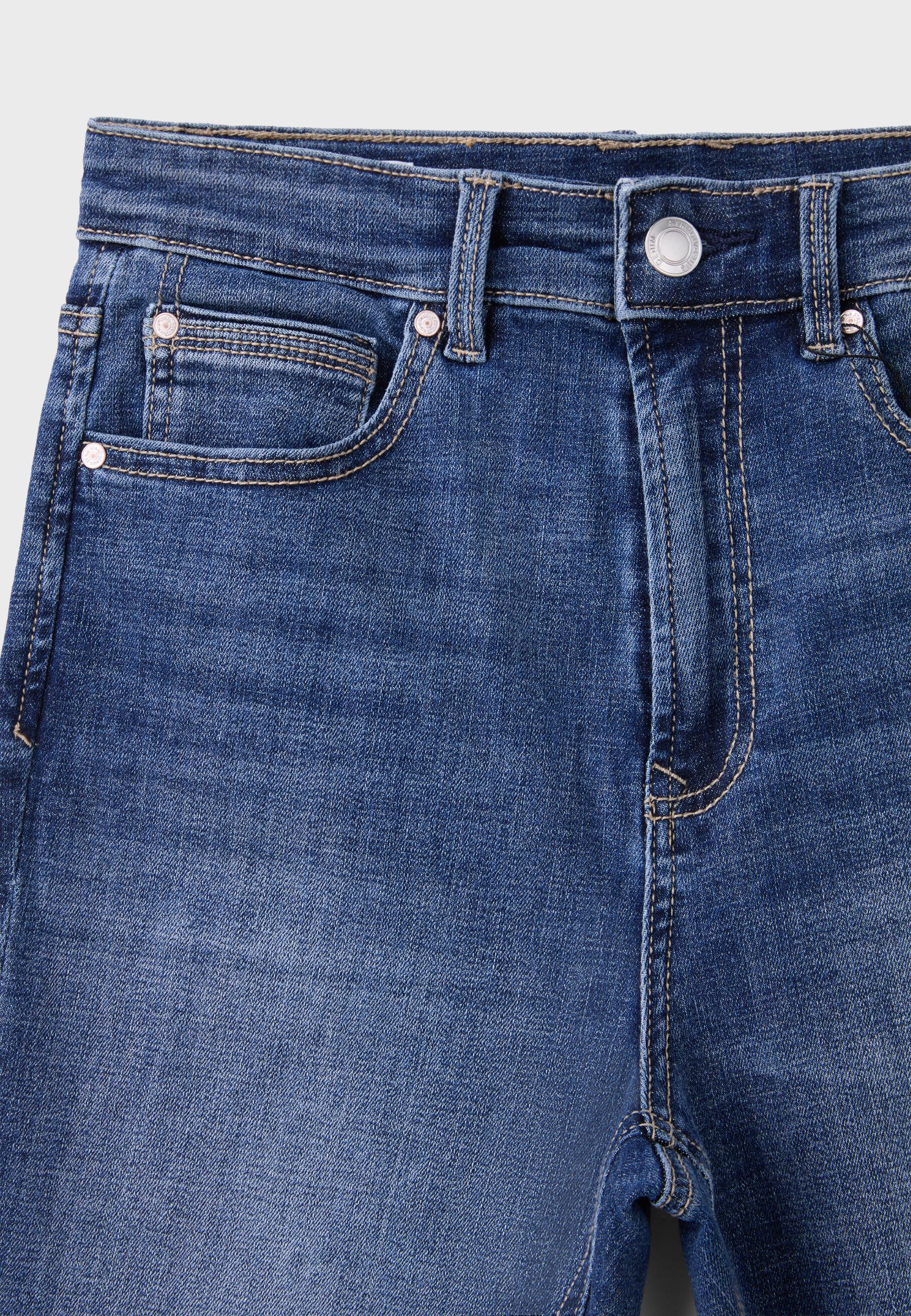 Capri jeans — MEDIUM BLUE DENIM