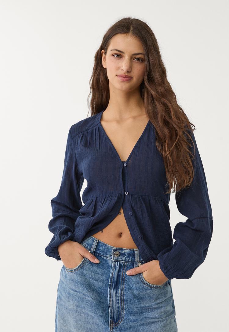 blusa fluida entredoses