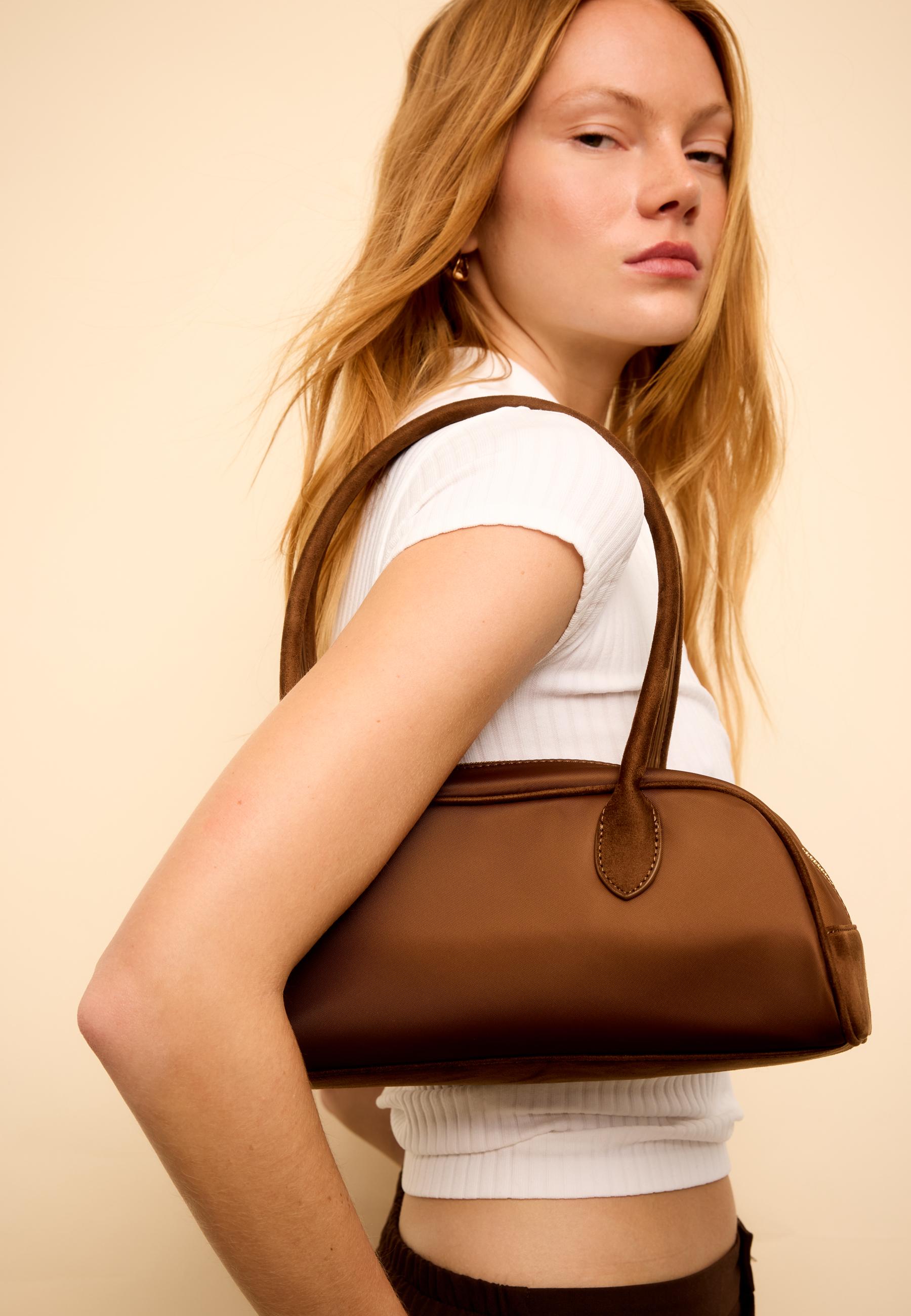 Nylon bowling bag — Terracotta