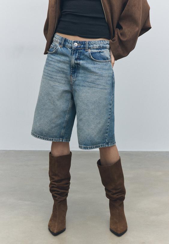 d95 jort denim bermuda sort