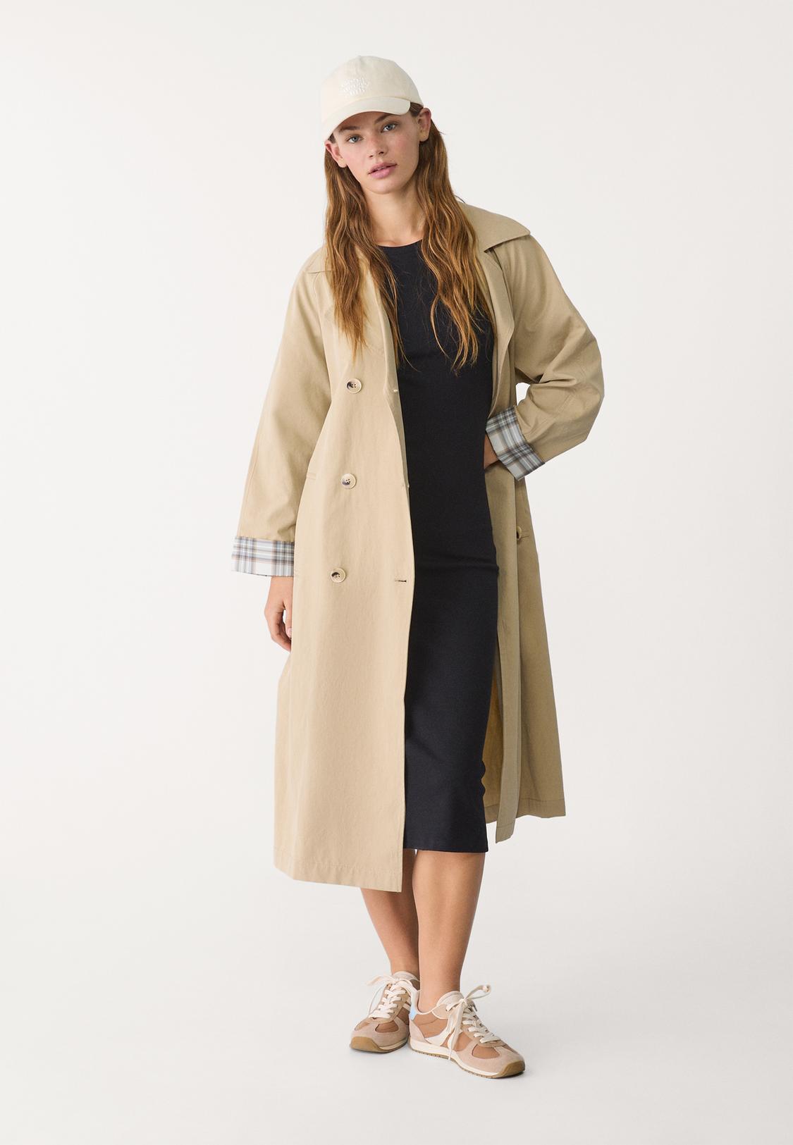 Vestido Negro Largo Con Zapatillas Beige Vestido Midi Canalé