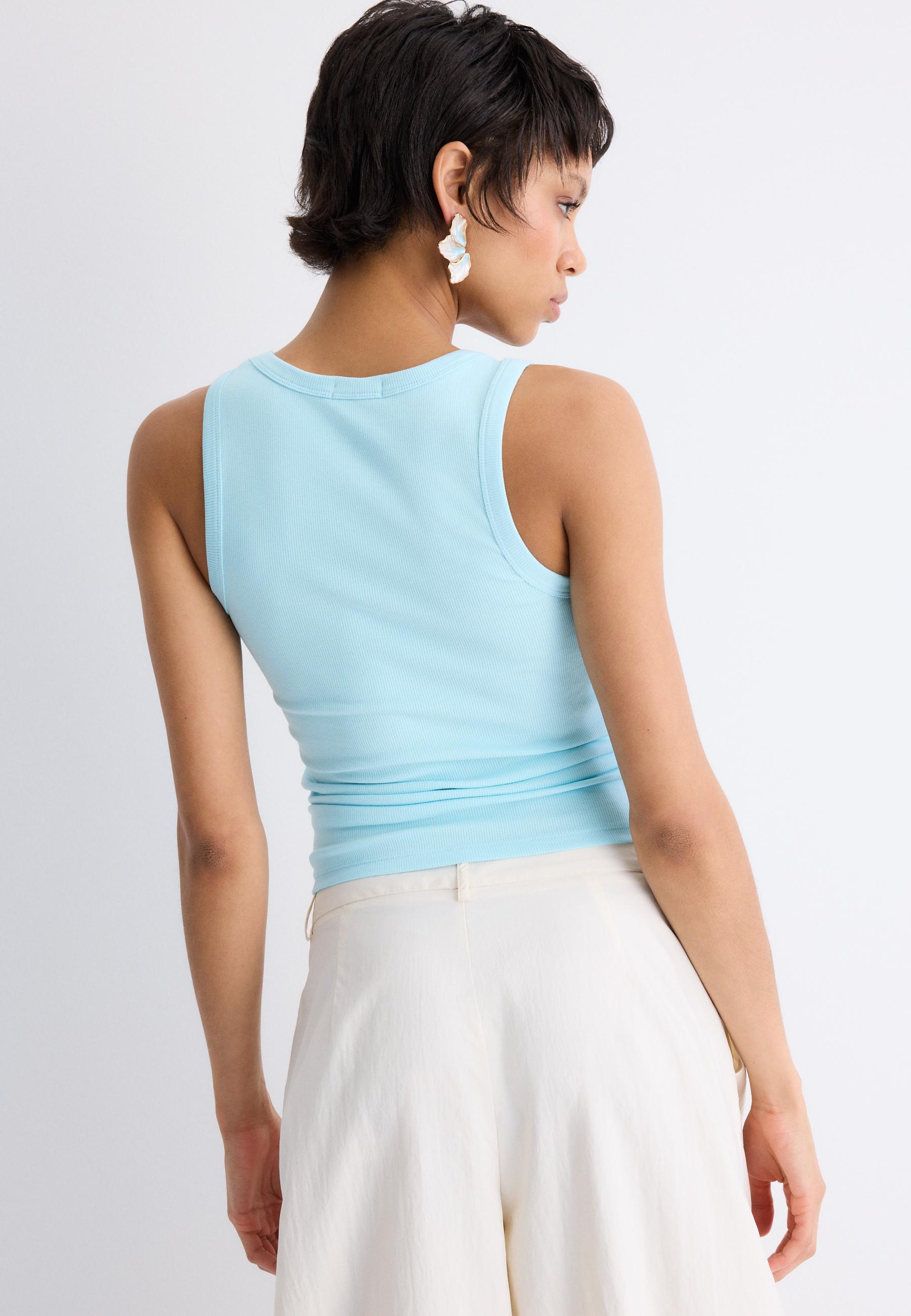 Fitilli çapraz askılı t-shirt - Görsel 6