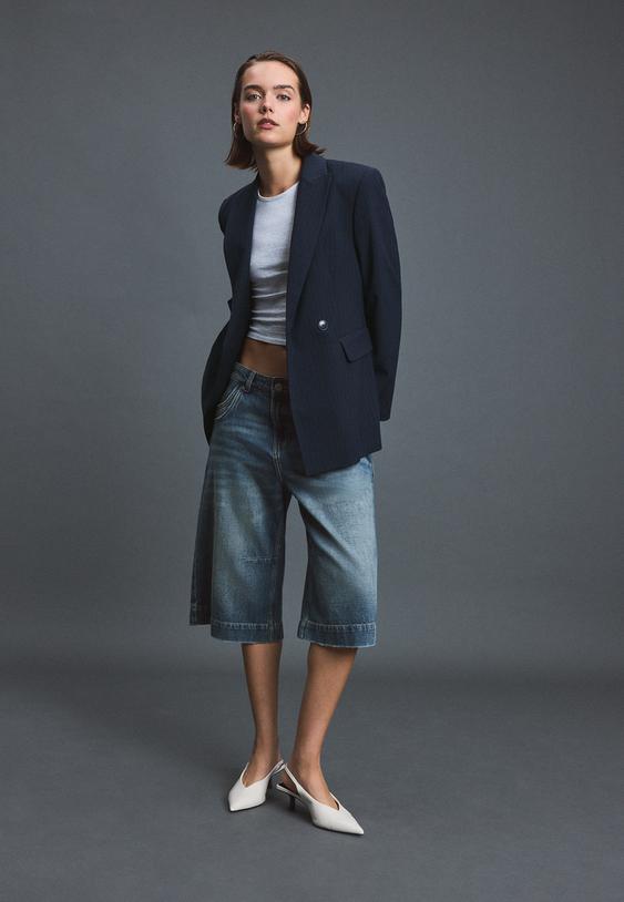 getailleerde blazer met strepen