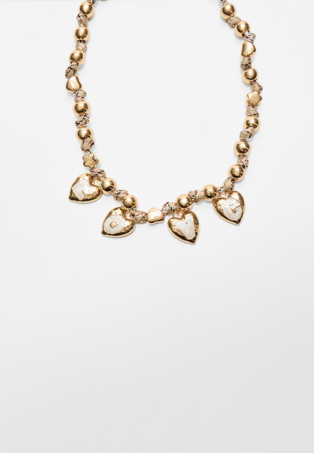 Collar corazones love