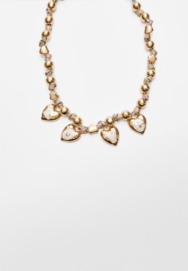 collar corazones love