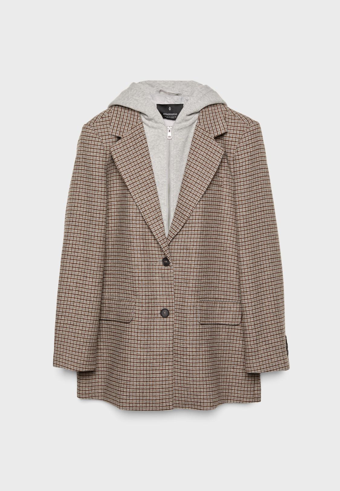 pata de gallo stradivarius mujer americana cuadros stradivarius