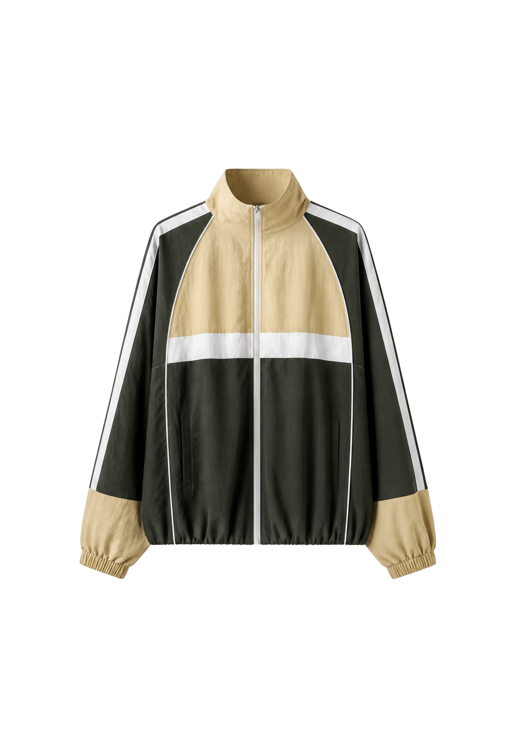 Technical windbreaker jacket — Khaki