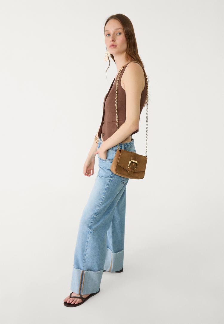 bolso bandolera hebilla