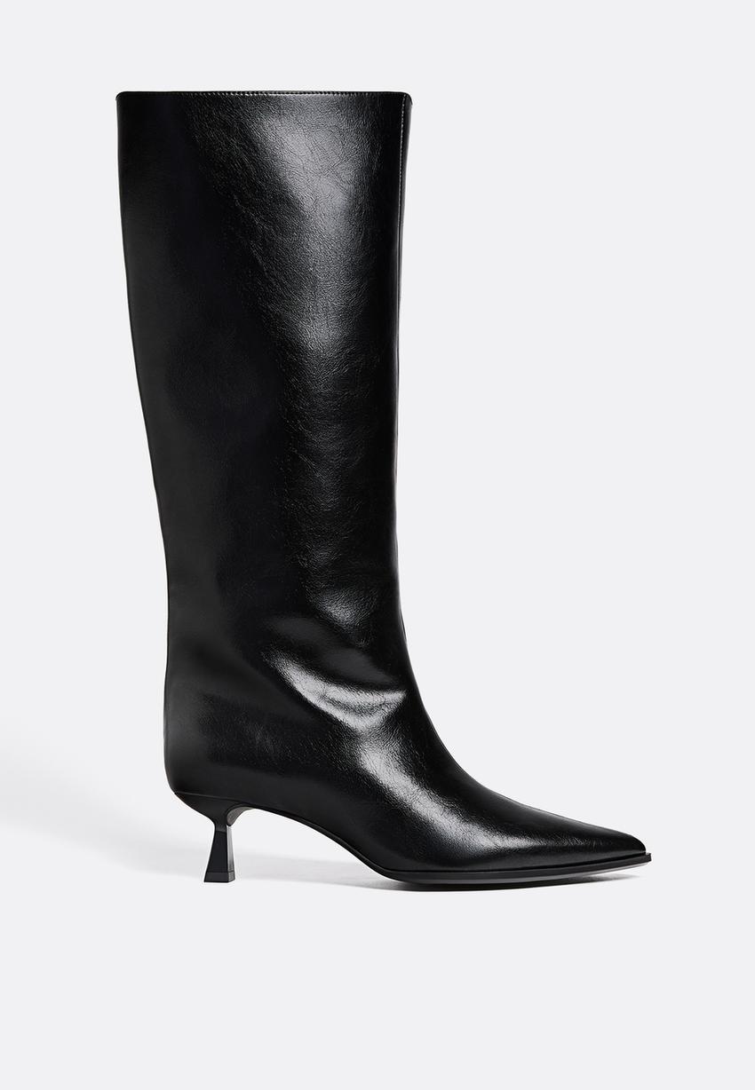 Bottes talon kitten heel