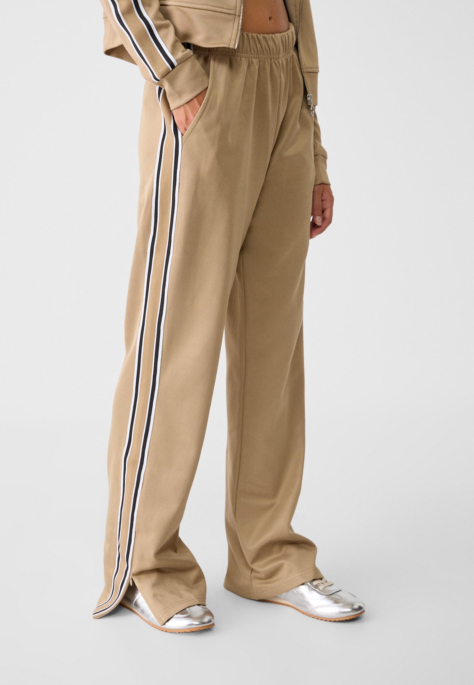 Joggers with side zip