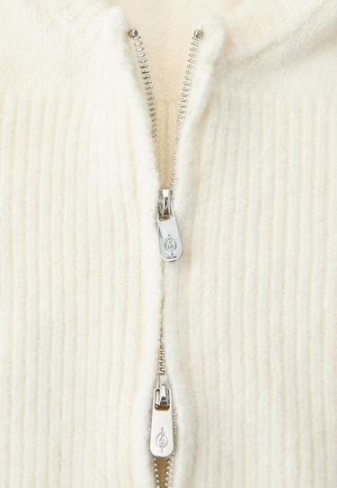 Zip-up balaclava — Ecru 3