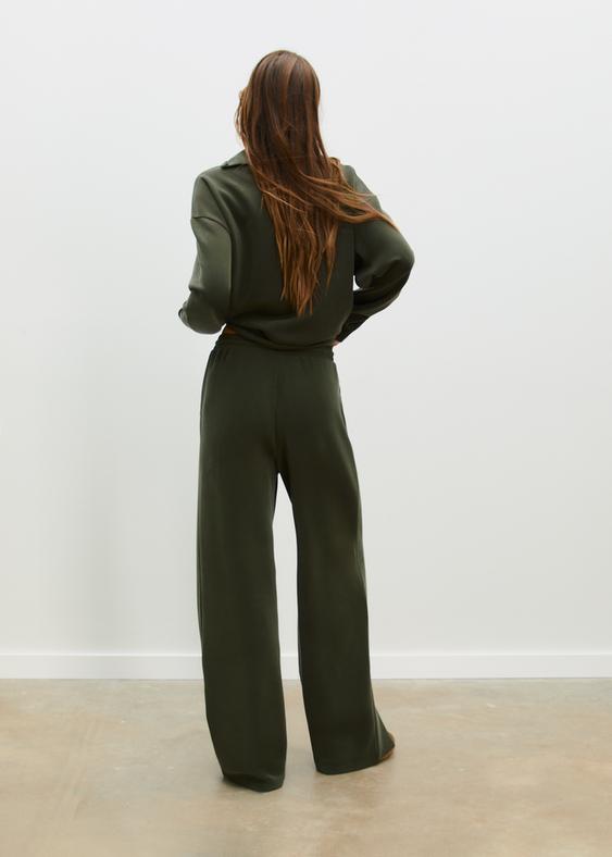 pantalon jogger palazzo tacto suave