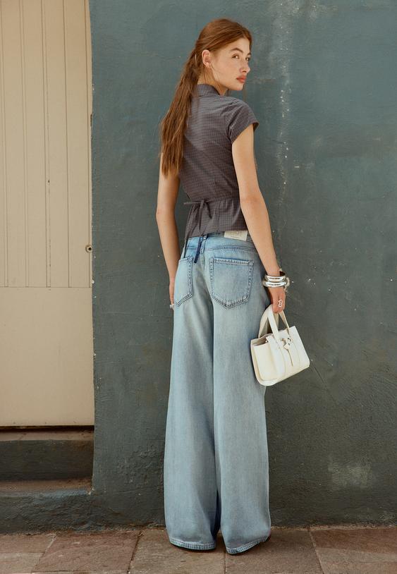 d91 dusuk bel genis paca jean