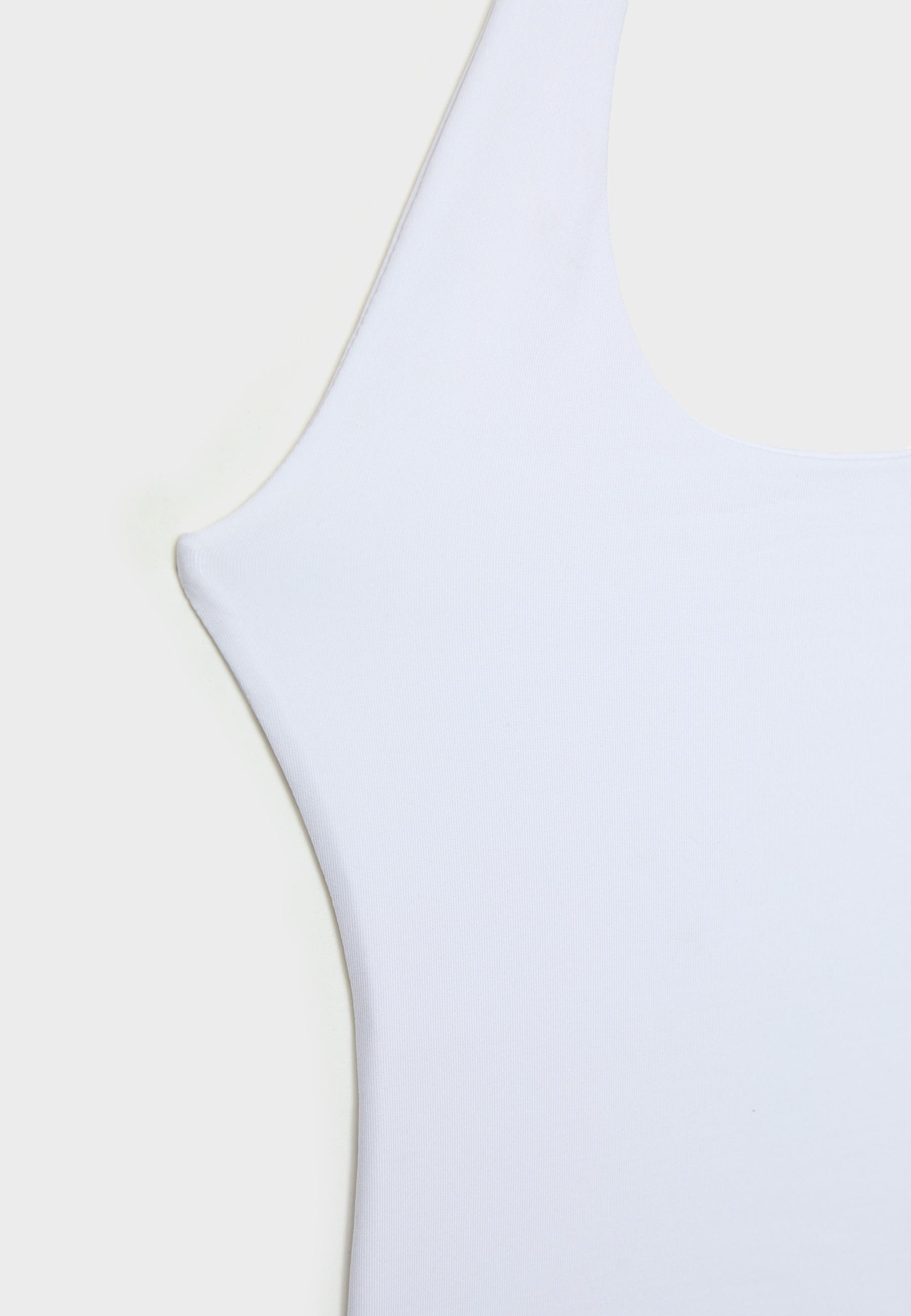 Halter neck T-shirt — White