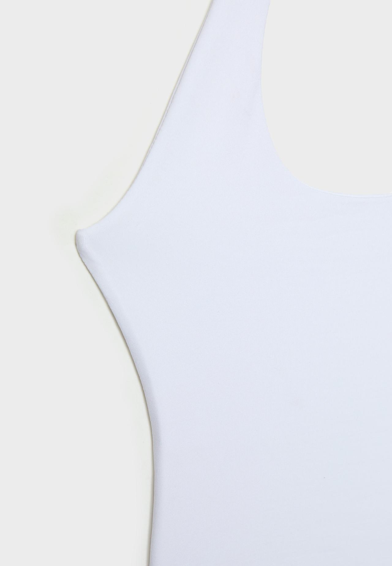 Halter neck top — White