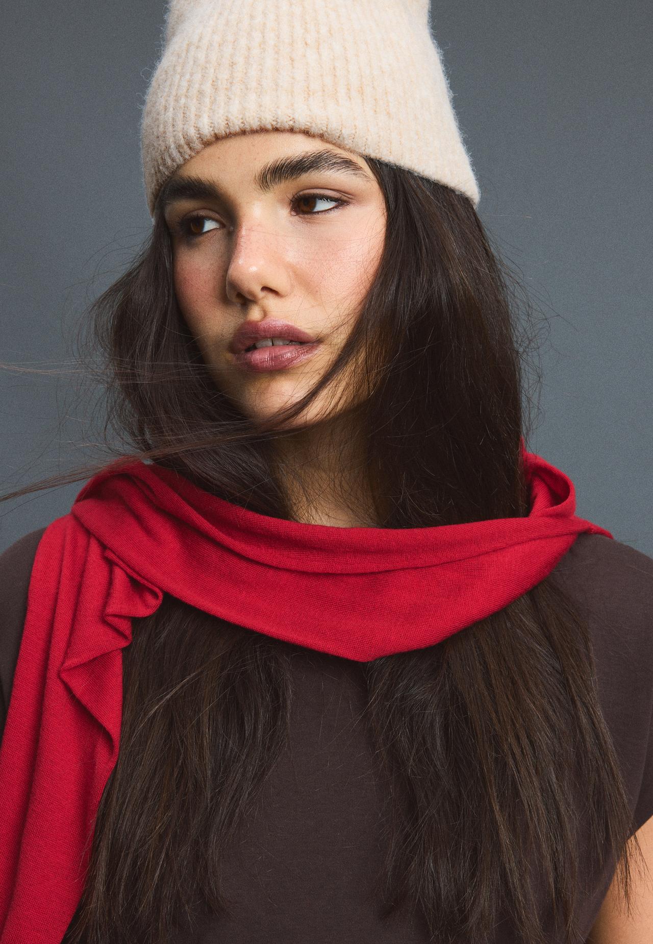 Basic beanie without turn-up — Ecru