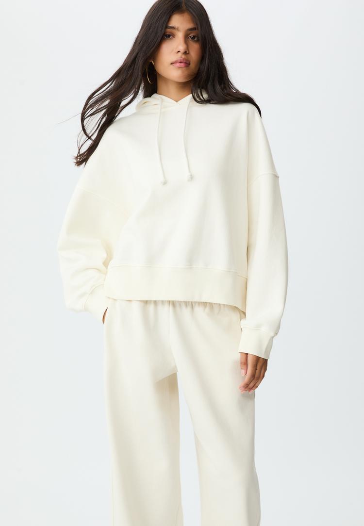 sweater met capuchon en luipaardster