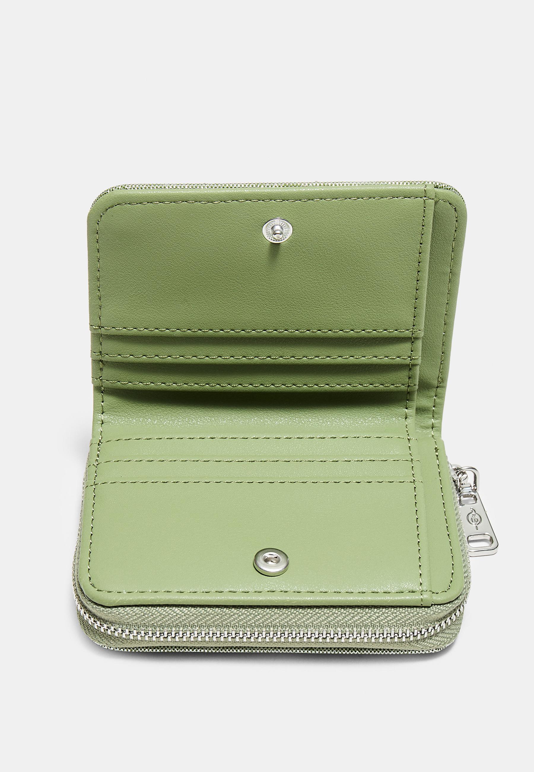Shimmery rectangular purse — Khaki