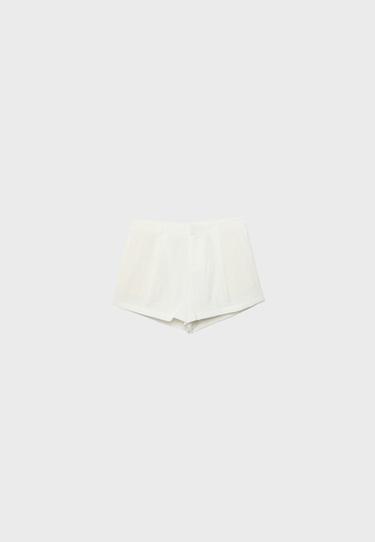 Rustic smart shorts — Ecru 6
