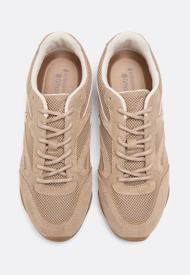 Flexible mesh jogging trainers — BEIGE 3