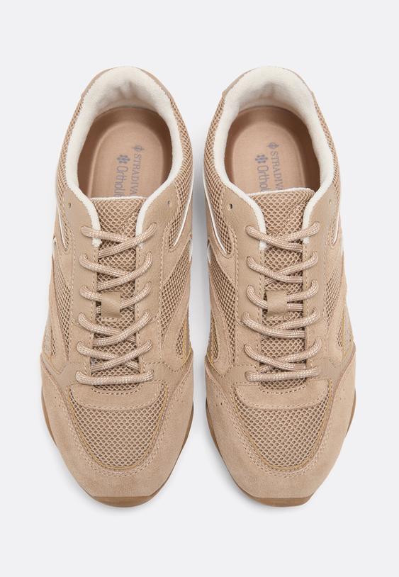 soft netstof jogging sneakers