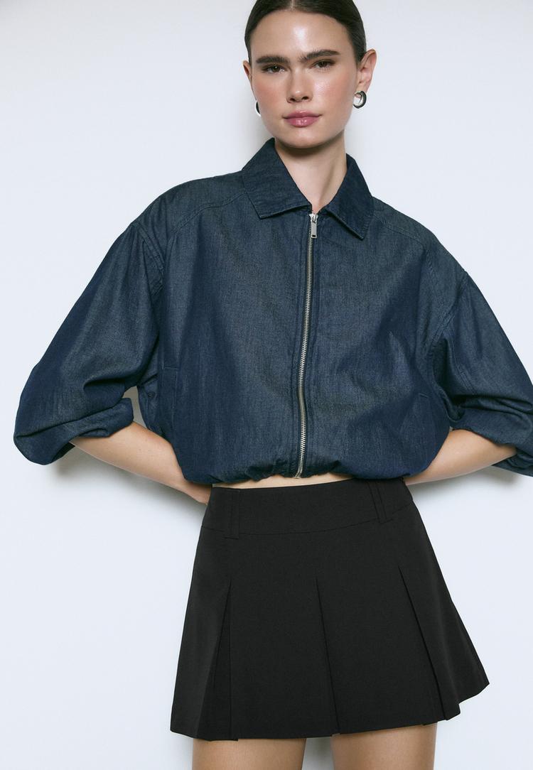 falda pantalon mini tablas