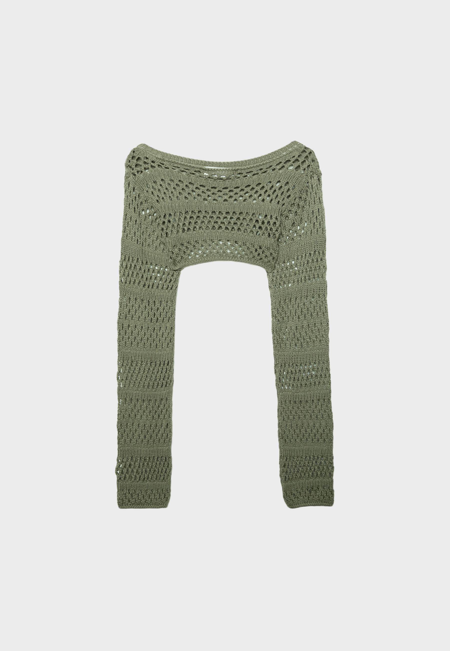 Knit bolero — Khaki