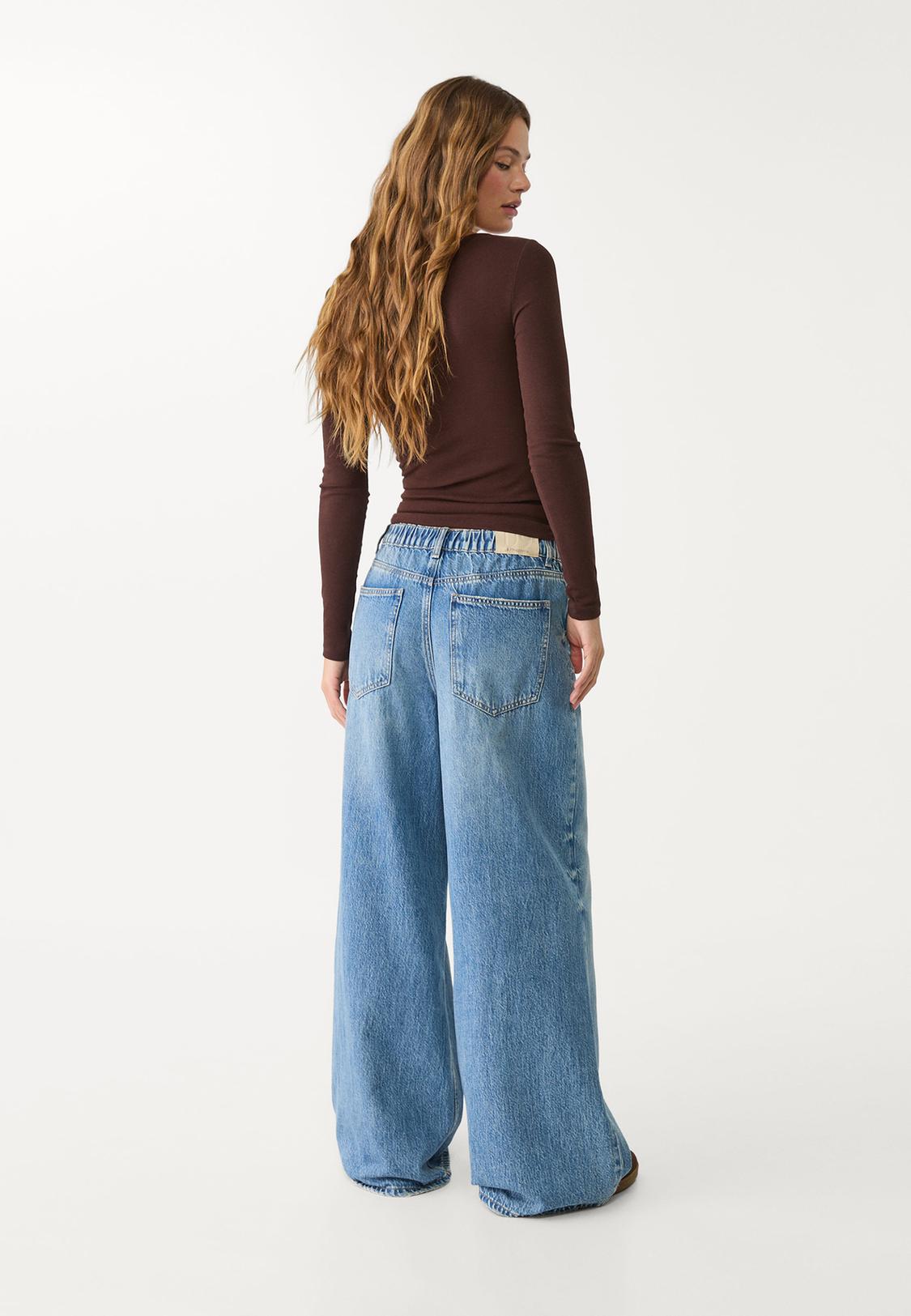 vaqueros dos colores stradivarius