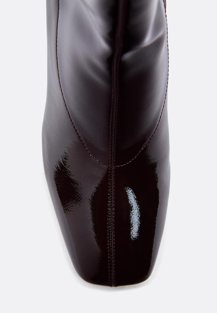 botines tacon stretch