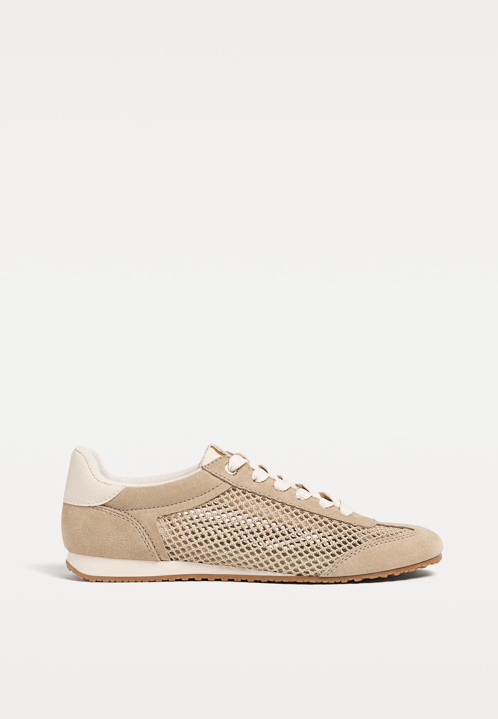 Openwork trainers