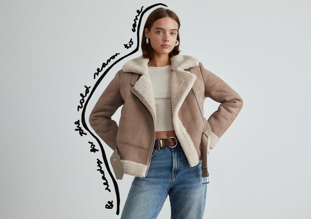 Cazadora biker doble faz efecto ante