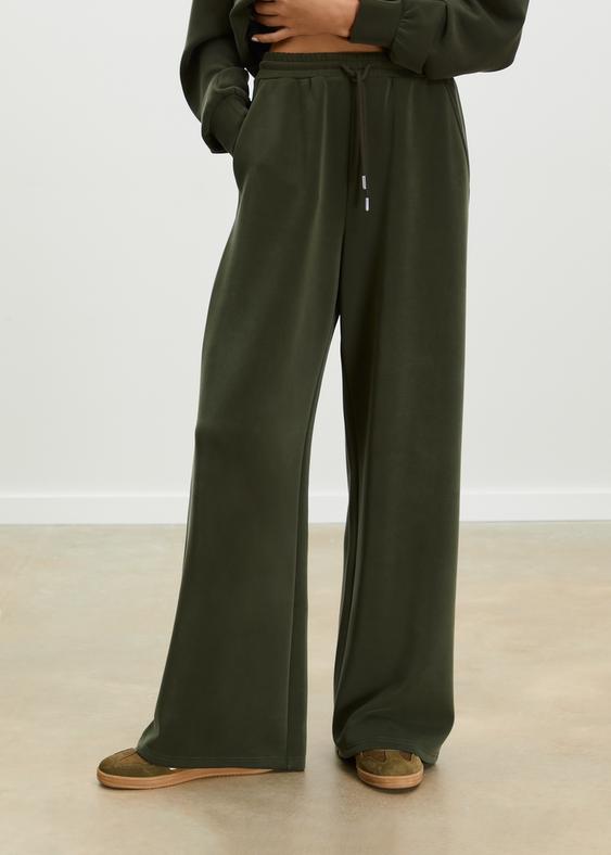 pantalon jogger palazzo tacto suave